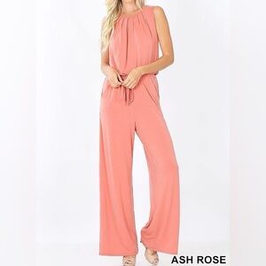 Zenana Outfitters Ash Rose Jumpsuit